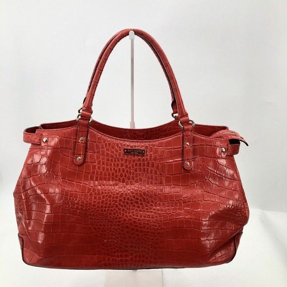 kate spade Bags Kate Spade New York Stevie Carlsbad Tomato Red Croc